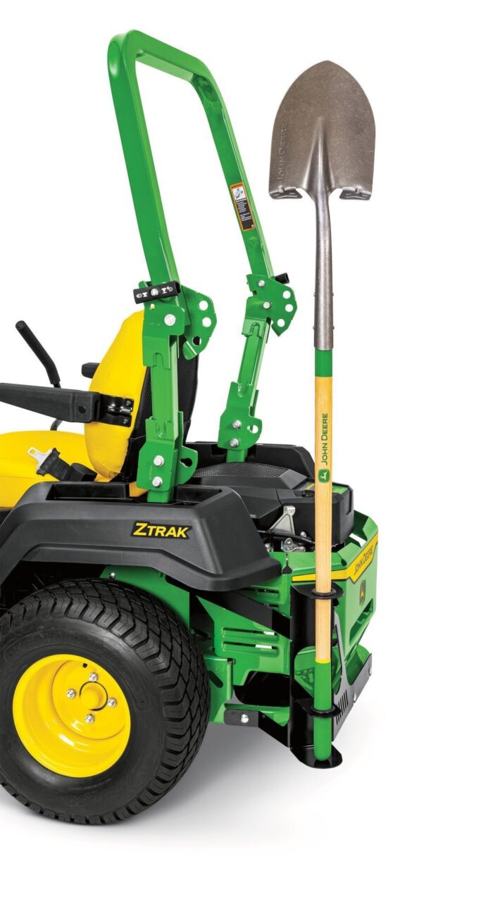 John Deere Z515E, tracteur tondeuse autoportée au châssis robuste et confortable. – Image 4