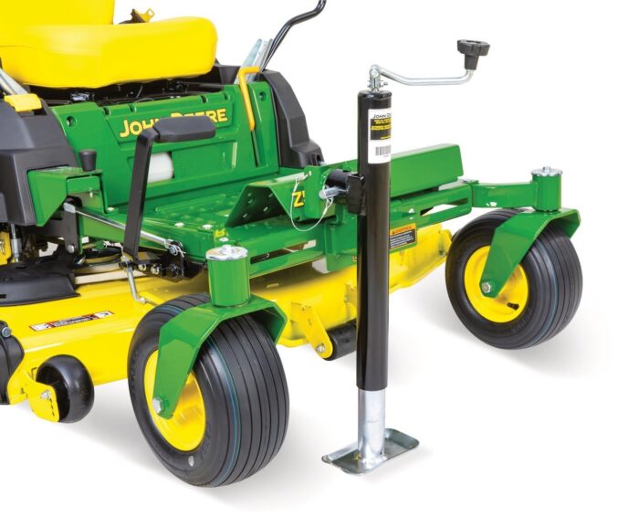 John Deere Z515E, tracteur tondeuse autoportée au châssis robuste et confortable. – Image 5