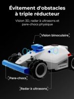 LUBA 2 AWD 5000 Robot Tondeuse - Jusqu'à 5000 m², Gère des Pentes de 80 %, Installation sans Fil – Image 8