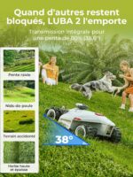 LUBA 2 AWD 5000 Robot Tondeuse - Jusqu'à 5000 m², Gère des Pentes de 80 %, Installation sans Fil – Image 6