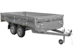 Remorque 2 Essieux UNITRAILER SOLID 300/2 PTAC 750 kg