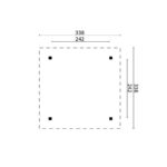 Kiosque de jardin 11m2 338x338cm TOURISTE – Image 2