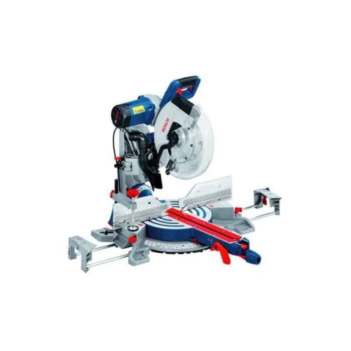 Scie à onglet radiale Bosch GCM12GDL de 2000 W avec support GTA2500W – Image 1
